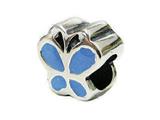 Zable™ Sterling Silver Butterfly Blue Bead / Charm