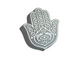 Zable™ Sterling Silver Hamsa Hand Bead / Charm