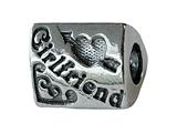 Zable™ Sterling Silver Girlfriend Bead / Charm