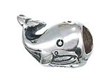 Zable™ Sterling Silver Whale Bead / Charm