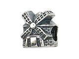 Zable™ Sterling Silver Windmill Bead / Charm