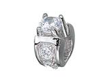 Zable™ Sterling Silver Engagement Ring Bead / Charm