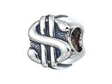 Zable™ Sterling Silver Dollar Sign Bead / Charm