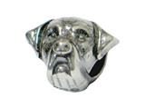 Zable™ Sterling Silver Rottweiler Bead / Charm