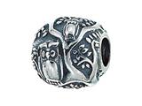 Zable™ Sterling Silver Owls In Tree Bead / Charm