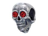 Zable™ Sterling Silver Skull Pandora Compatible Bead / Charm