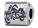 Zable™ Sterling Silver Biker Chick Bead / Charm