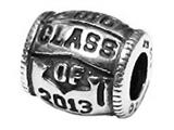 Zable™ Sterling Silver Class Of 2013 Bead / Charm