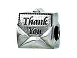 Zable™ Sterling Silver Thank You Pandora Compatible Bead / Charm