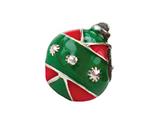 Zable™ Sterling Silver Ornament with Enamel Bead / Charm