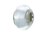Zable™ Sterling Silver Murano Glass Birthstone April Pandora Compatible Bead / Charm