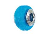 Zable™ Sterling Silver Murano Glass Birthstone December Bead / Charm