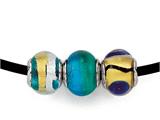 Zable™ Sterling Silver 3mm Rubber Necklace 16 inches for use with Beads