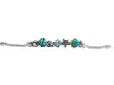 Zable™ Sterling Silver Sealife Theme Bracelet with 7 Beads