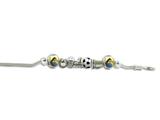 Zable™ Sterling Silver Sports Theme Bracelet with 7 Beads
