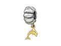 Zable™ 14k Dolphin Dangle Bead / Charm