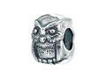 Zable™ Sterling Silver Owl Pandora Compatible Bead / Charm