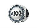 Zable™ Sterling Silver Poker Chip Bead / Charm