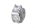 Zable™ Sterling Silver Engagement Ring Bead / Charm