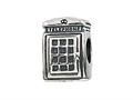 Zable™ Sterling Silver Telephone Booth Pandora Compatible Bead / Charm