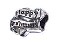 Zable™ Sterling Silver Happy Anniversary Bead / Charm