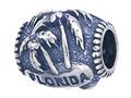 Zable™ Sterling Silver Florida Palm Trees Pandora Compatible Bead / Charm