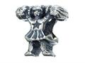 Zable™ Sterling Silver Cheerleader Pandora Compatible Bead / Charm
