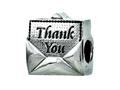 Zable™ Sterling Silver Thank You Pandora Compatible Bead / Charm