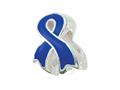 Zable™ Sterling Silver Awareness Ribbon Blue Bead / Charm