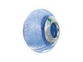 Zable™ Sterling Silver Murano Glass Birthstone March Bead / Charm