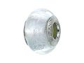 Zable™ Sterling Silver Murano Glass Birthstone April Pandora Compatible Bead / Charm