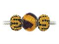 Zable™ Sterling Silver Animal Prints Trio Bead Set (Bracelet not included)