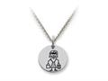 Family Values™ 925 Sterling Silver Shopping Mom -  Free 16 To 18 Inch Adjustable Chain Included
