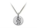 Family Values™ 925 Sterling Silver Fisherman Dad -  Free 16 To 18 Inch Adjustable Chain Included