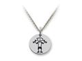 Family Values™ 925 Sterling Silver Weightlifter -  Free 16 To 18 Inch Adjustable Chain Included
