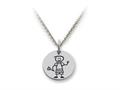 Family Values™ 925 Sterling Silver Bbq Dad -  Free 16 To 18 Inch Adjustable Chain Included