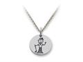 Family Values™ 925 Sterling Silver Golfing Man -  Free 16 To 18 Inch Adjustable Chain Included