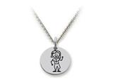 Family Values™ 925 Sterling Silver Mom W/plants -  Free 16 To 18 Inch Adjustable Chain Included