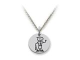 Family Values™ 925 Sterling Silver Executive Dad -  Free 16 To 18 Inch Adjustable Chain Included