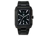 Andrew Marc Men"s Heritage Cargo Rose Gold Case With Black Strap Chronograph Watch