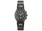 Andrew Marc Men`s Heritage Scuba Gunmetal Case With Grey Strap Chronograph Watch