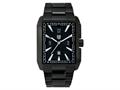 Andrew Marc Men`s Club Hipster Black 3-Hand Date Watch