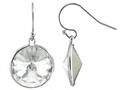 Color Craft™ 14mm Round Clear Crystal Genuine Swarovski Crystal Drop Ball Ear Wire Earrings