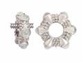 Storywheel® Cab White Topaz Ring Bead / Charm