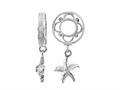 Storywheel® Diamond Fish Dangle Bead / Charm
