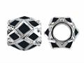 Storywheel® Black Enamel Bead / Charm