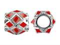 Storywheel® Red Enamel Bead / Charm