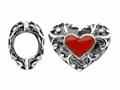 Storywheel® Heart Red Enamel Heart Bead / Charm