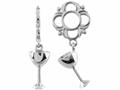 Storywheel® Wine Glass Dangle Bead / Charm