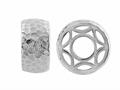 Storywheel® Hammered Finish Sand Finish Bead / Charm